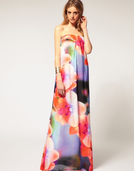 Asos Collection Sale Asos Petite Bandeau Maxi Dress in Floral Print in ... Asos Collection Sale Asos Petite Bandeau Maxi Dress in Floral Print in ...
