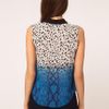 Asos Shirt With Paisley Animal Print in Blue (print) - Lyst
