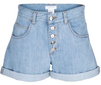 Chloé Denim Shorts - Lyst