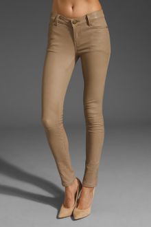 Current/Elliott The Ankle Leather Skinny - Lyst