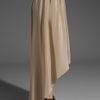 Cut25 Washed Crepe De Chine Hilo Skirt in Beige (dune) - Lyst