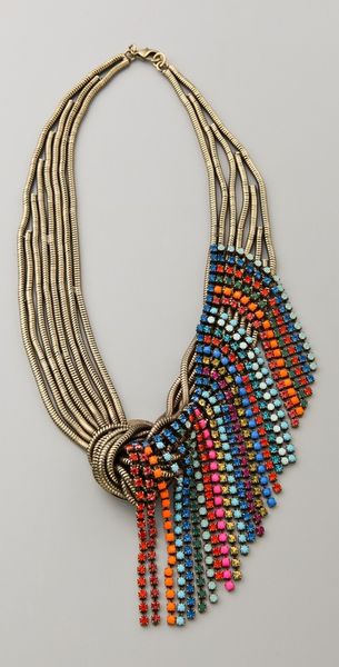 Dannijo Galapagos Necklace in Multicolor (multi) - Lyst