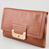 Diane Von Furstenberg Harper Large Envelope Clutch in Brown - Lyst