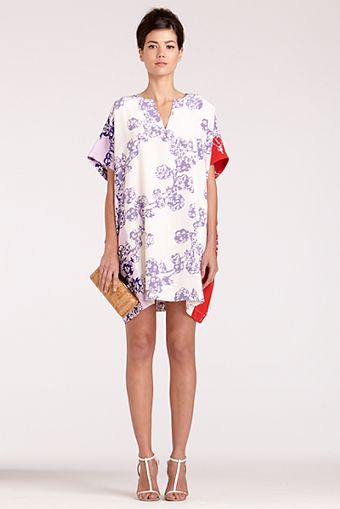 Diane Von Furstenberg Squaretan Dress - Lyst