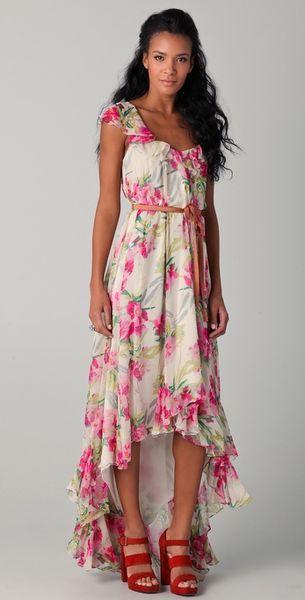 Elizabeth And James Floral Marissa Dress in Pink - Lyst