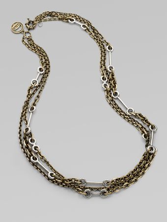 Giles & Brother Archer Multi-chain Necklace - Lyst