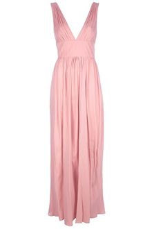 Halston Heritage Tie Waist Gown - Lyst