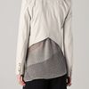 Helmut Lang Linen & Leather Combo Jacket in Gray - Lyst