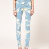 House Of Holland Bleach Jean With High Waist in Blue - Lyst