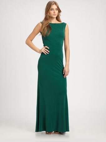 Issa Openback Silk Gown - Lyst