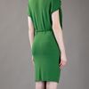 Lanvin Belted Dress in Green - Lyst