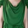 Lanvin Belted Dress in Green - Lyst