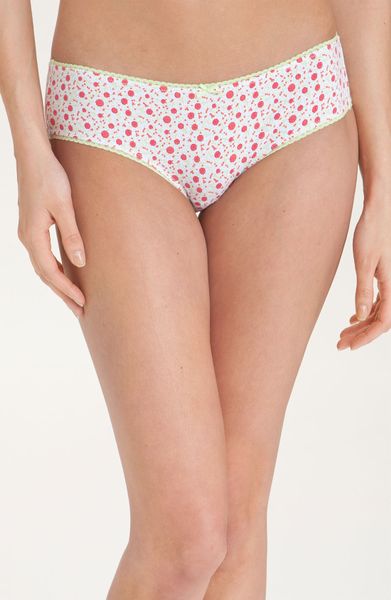 Make + Model Ruched Seam Hipster in Multicolor (spring ditsy) - Lyst