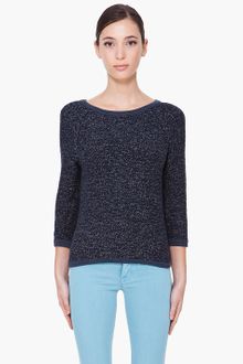 Marc By Marc Jacobs Navy Meyer Cardigan - Lyst