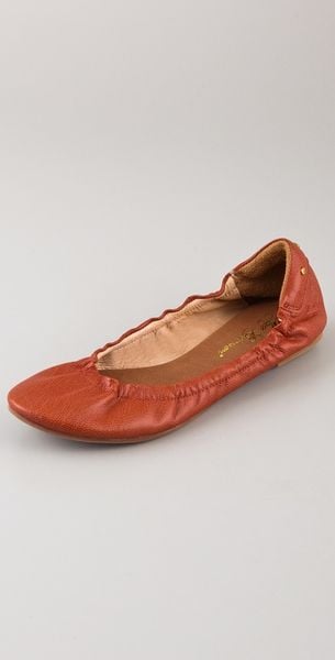 Matt Bernson Waverly Ballet Flats in Red - Lyst