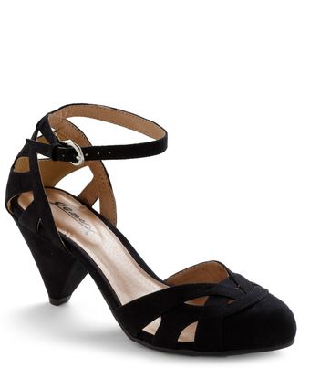 ModCloth Black Currant Scones Heel - Lyst