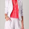 Nanette Lepore Prep School Jacket in Gray (lilac) - Lyst