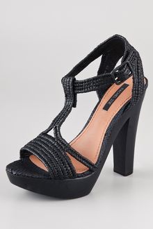 Rachel Zoe Anita Raffia Platform Sandals - Lyst