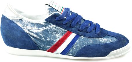 Serafini Philadelphia Blue Suola Flat in Blue for Men - Lyst