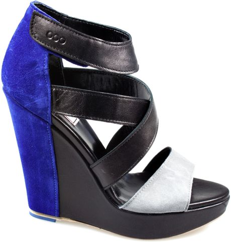 Serafini Carrie Bluette Grey Black in Blue (grey) - Lyst