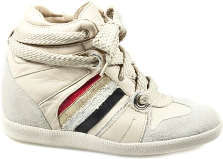 Serafini Manhattan Ivory Gold Red in White (ivory) - Lyst