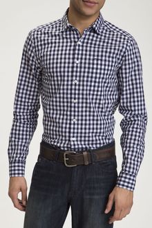 Shipley & Halmos Marine Washed Woven Shirt - Lyst