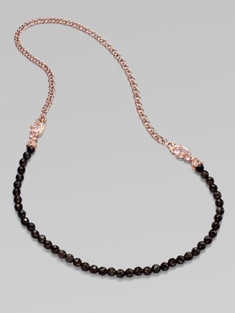 Stephen Webster Smoky Quartz, Rose Quartz and Chain Necklace - Lyst