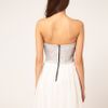 Tfnc Tfnc Dress with Sequin Bandeau & Chiffon Skirt in Pink (nudenude) - Lyst