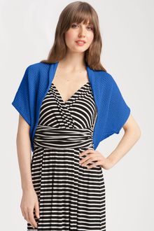 Vince Camuto Open Stitch Shrug - Lyst