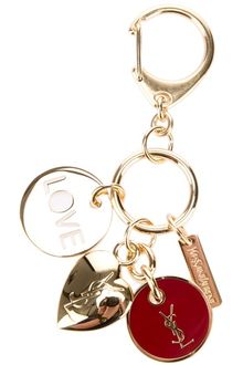 Yves Saint Laurent Charm Keyring - Lyst