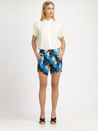 Zero + Maria Cornejo Silk Blouse - Lyst