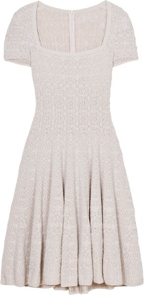 Alaïa Muguet Square Neck Dress - Lyst