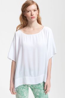 Diane Von Furstenberg New Hanky Asymmetrical Hem Top - Lyst