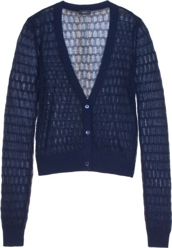 Joseph Pointelle Cardigan - Lyst