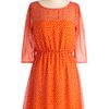Modcloth Smoothie Sailing Dress in Orange (ice) - Lyst