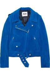 Acne Mape Suede Biker Jacket