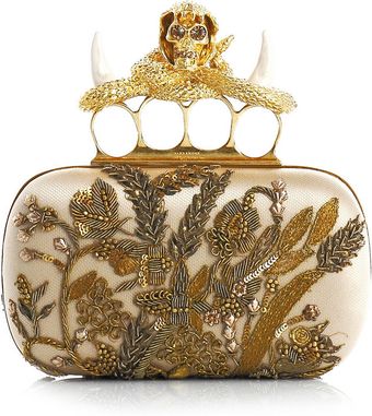 Alexander McQueen Africa Serpent Knuckleduster Clutch - Lyst