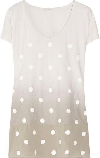 Clu Ombre Polka-dot Cotton T-shirt - Lyst