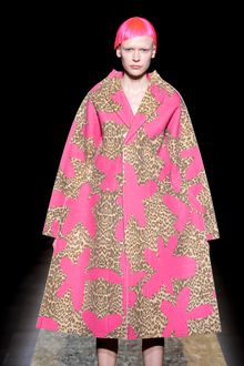 Comme Des Garçons Fall 2012 Felt Cut-Out Leopard Print Coat Dress - Lyst