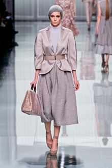 Dior Fall 2012 Heavily Embroidered Grey Mid-Length Skirt  - Lyst
