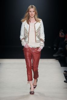 Isabel Marant Fall 2012 Pointed-Toe Strappy Ballet Flats - Lyst