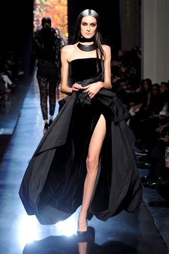 Jean Paul Gaultier Fall 2012 Velvet Lined Full Skirted Gown  - Lyst