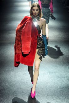 Lanvin Fall 2012 Sleeveless Cream Cocktail Short Dress Heavily Embellished with Lace - Lyst