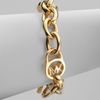 Michael Kors Logo Lock Chain Link Bracelet/goldtone in Gold - Lyst