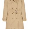 Valentino Embroidered Cottongabardine Trench Coat in Beige - Lyst