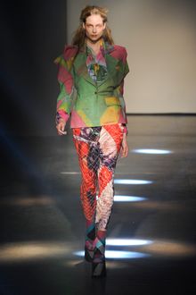 Vivienne Westwood Fall 2012 Dyed Quilted Cropped Pants - Lyst