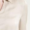 Classiques Entier Faux Wrap Silk Blouse in Gray (grey feather) - Lyst