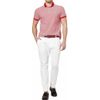 Etro Striped Cotton Polo Shirt in Red for Men - Lyst