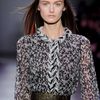 Giambattista Valli Fall 2012 Wool Blend ThickKnit Cardigan Dress  in Black (black, grey, white) - Lyst