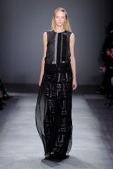 Giambattista Valli Fall 2012 Sequin Embellished Sheer Layer Gown